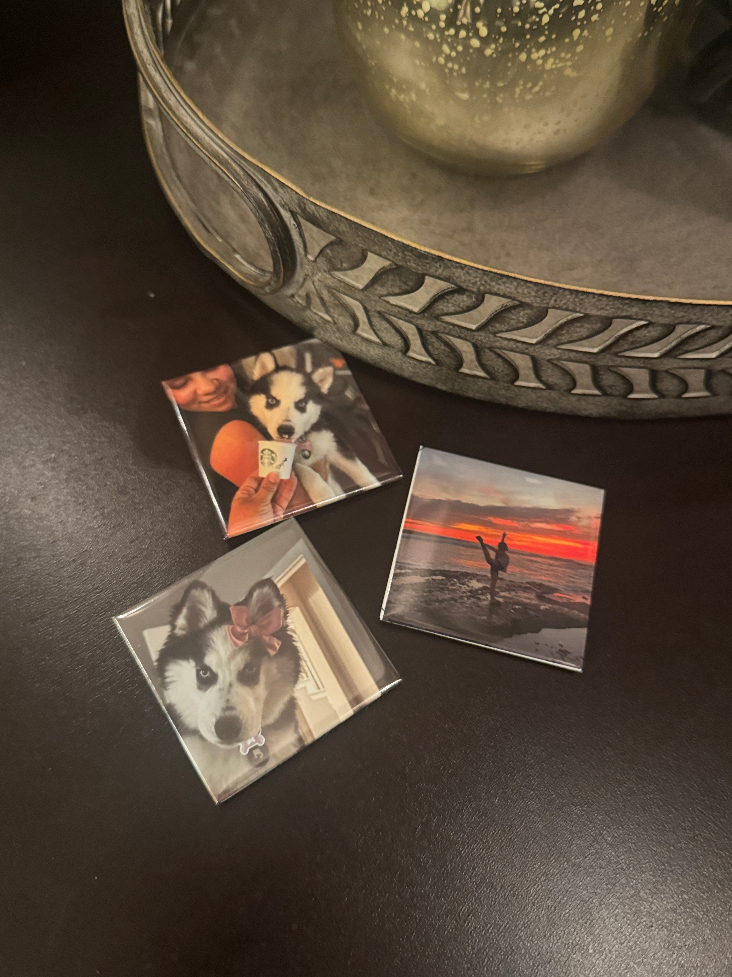 2"x 2" Custom Photo Magnets - 6 Count
