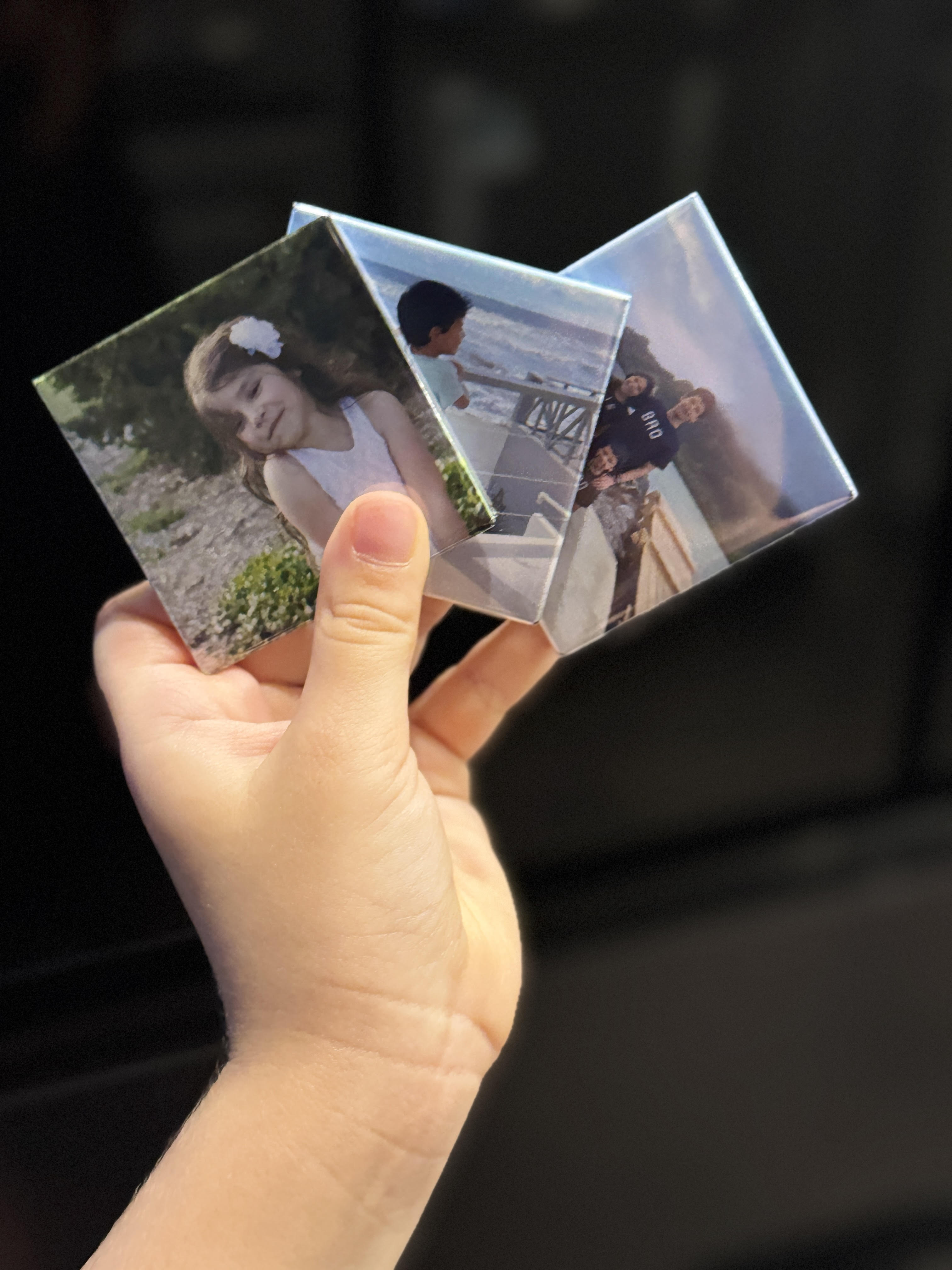 2"x 2" Custom Photo Magnets - 9 Count