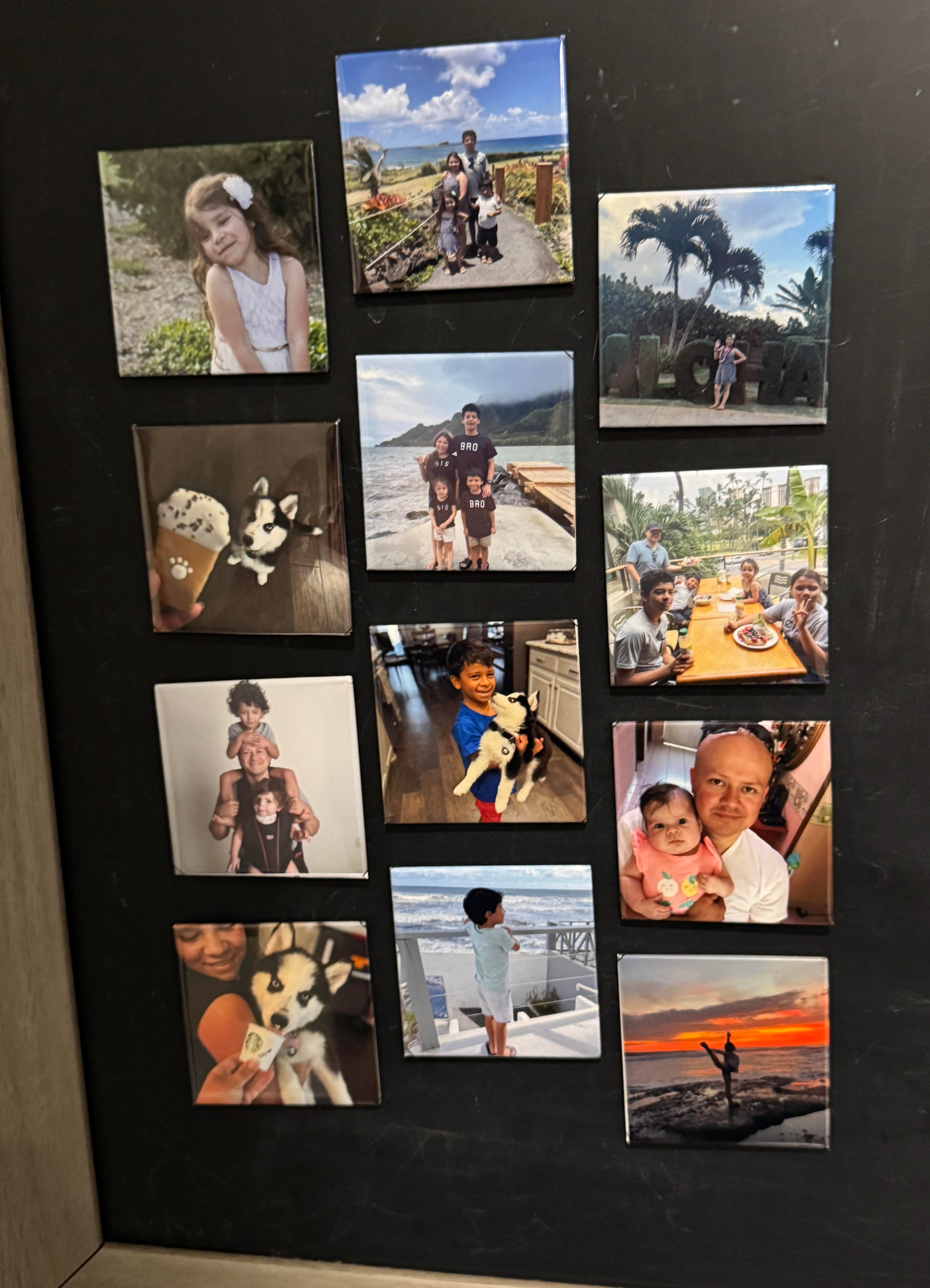 2"x 2" Custom Photo Magnets - 6 Count
